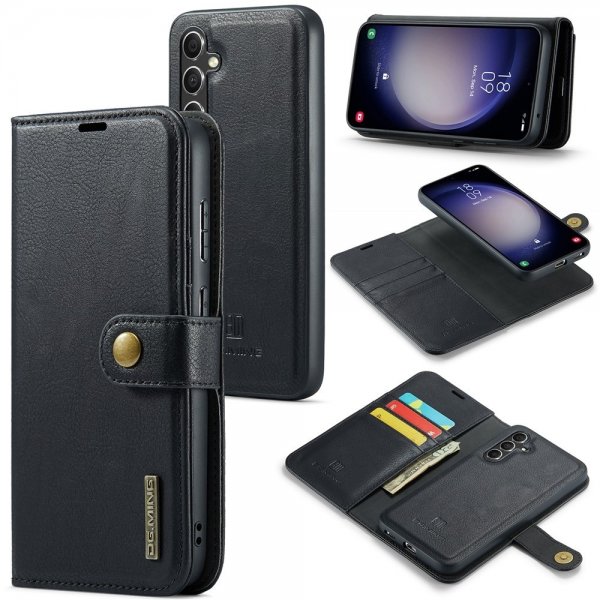 Dg.Ming Samsung Galaxy S26 Plus -kotelo irrotettavalla kuorella, musta