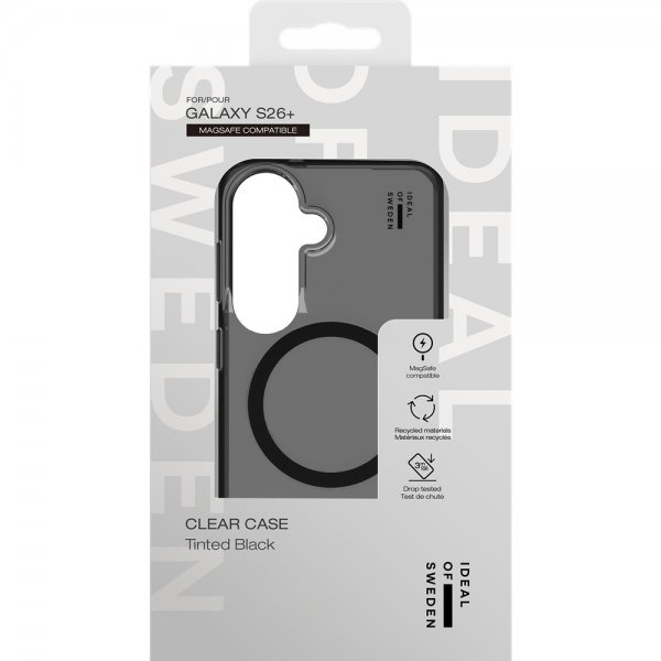 Ideal of Sweden Samsung Galaxy S26 Plus -kuori Clear Case MagSafe Tinted Black
