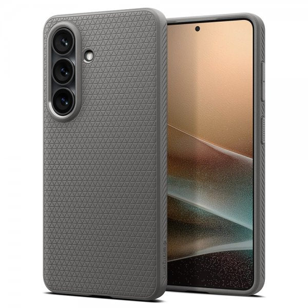 Spigen Samsung Galaxy S26 Plus -kuori Liquid Air Marble Gray