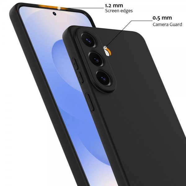 Samsung Galaxy S26 Plus -suojakuori hihnalla, silikoni, MagSafe, musta