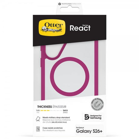 Otterbox Samsung Galaxy S26 Plus Suojakuori React MagSafe Rose Crystal
