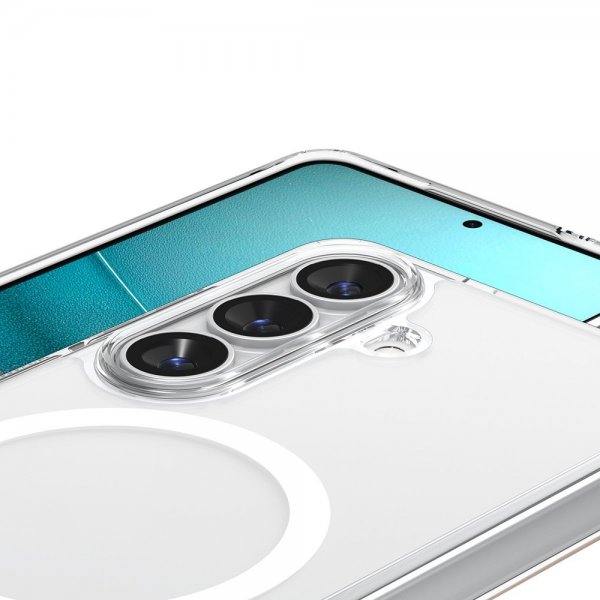 Spigen Samsung Galaxy S26 Plus Ultra Hybrid MagFit kirkas kuori valkoinen