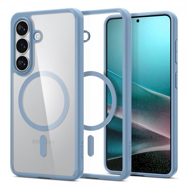 Spigen Samsung Galaxy S26 Plus -kuori Ultra Hybrid MagFit Light Blue