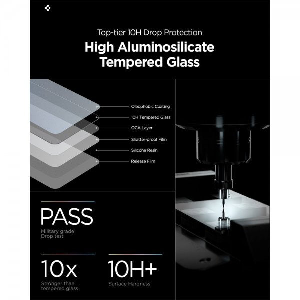Spigen Samsung Galaxy S26 Plus -näytönsuoja GLAS.tR EZ Fit Pro 2-pakkaus