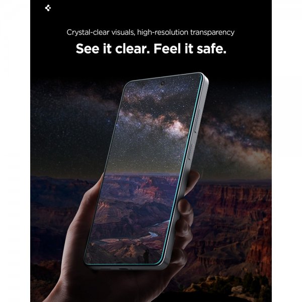 Spigen Samsung Galaxy S26 Plus -näytönsuoja GLAS.tR EZ Fit Pro 2-pakkaus