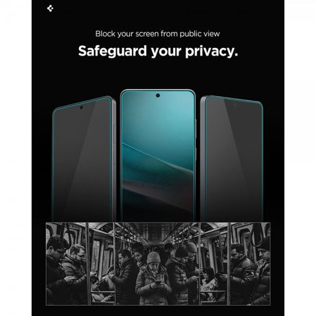 Spigen Samsung Galaxy S26 Plus -näytönsuoja GLAS.tR EZ Fit Pro Privacy 2 kpl