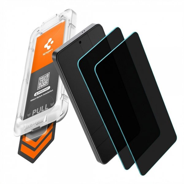 Spigen Samsung Galaxy S26 Plus -näytönsuoja GLAS.tR EZ Fit Pro Privacy 2 kpl