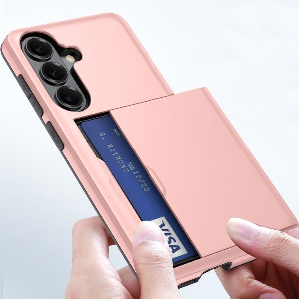 Samsung Galaxy S26 Kuori Card Slide Musta