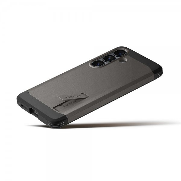 Spigen Samsung Galaxy S26 -suojakuori Tough Armor MagFit Gunmetal