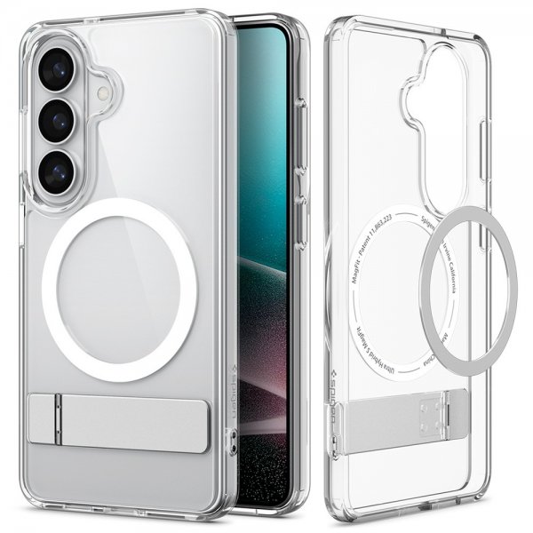 Spigen Samsung Galaxy S26 Kuori Ultra Hybrid S MagFit Clear White