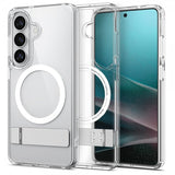 Spigen Samsung Galaxy S26 Kuori Ultra Hybrid S MagFit Clear White