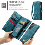 CaseMe Samsung Galaxy S26 Ultra -kotelo 008-sarja, irrotettava kuori, sininen