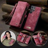 CaseMe Samsung Galaxy S26 Ultra -suojakotelo, 008-sarja, irrotettava kuori, punainen