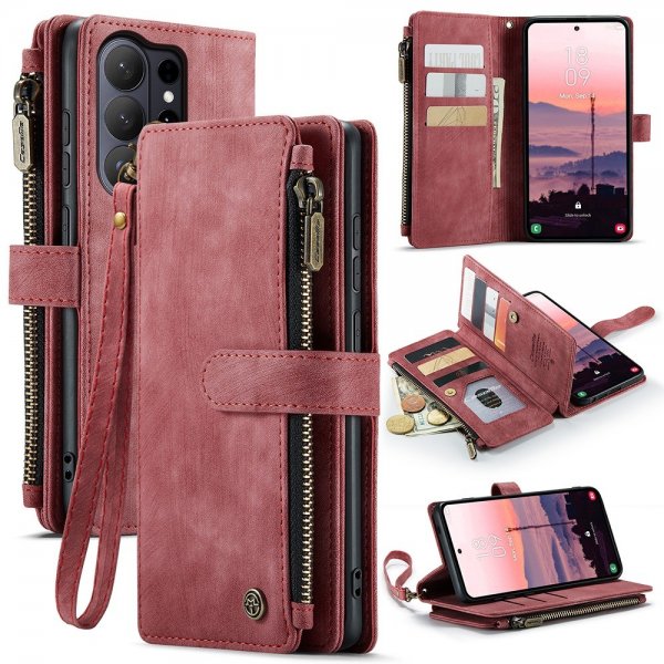 CaseMe Samsung Galaxy S26 Ultra -kotelo, C30 Series, Punainen