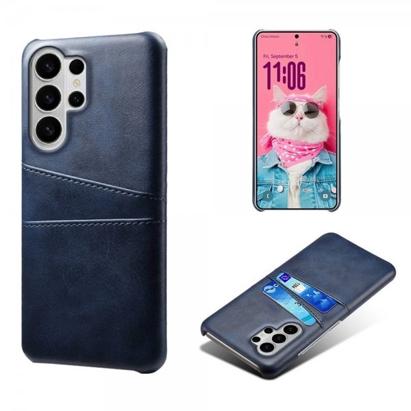 Samsung Galaxy S26 Ultra -suojakuori kahdella korttipaikalla, sininen