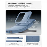 Spigen Samsung Galaxy S26 Ultra -suojakuori Optik Armor vaaleansininen