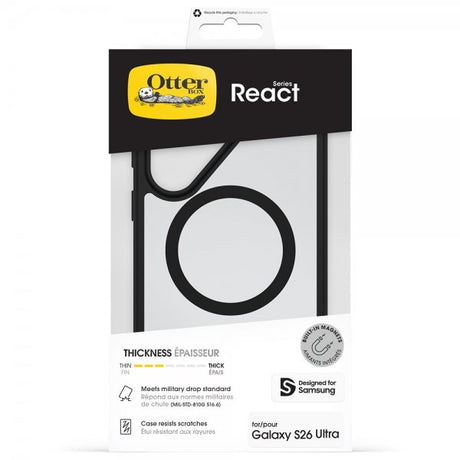 Otterbox Samsung Galaxy S26 Ultra Kuori React MagSafe Black Crystal