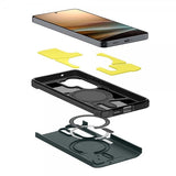 Spigen Samsung Galaxy S26 Ultra -suojakuori Tough Armor MagFit Abyss Green