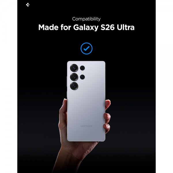 Spigen Samsung Galaxy S26 Ultra -näytönsuoja GLAS.tR EZ Fit Pro 2-pakkaus