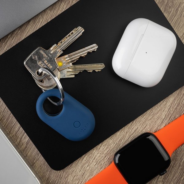 Kiinteä Samsung Galaxy SmartTag2 -pidike, silkkisen musta