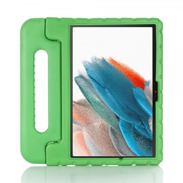 Samsung Galaxy Tab A8 Kotelo ja Kahva Vihreä