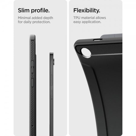 Spigen Samsung Galaxy Tab A9 Plus/Tab A11 Plus Suojakuori Rugged Armor Matte Black