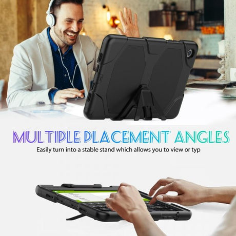 Samsung Galaxy Tab A9 Plus/Tab A11 Plus Kuori Heavy Duty Armor Musta