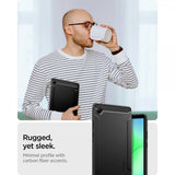 Spigen Samsung Galaxy Tab A9/Tab A11 Suojakuori Rugged Armor Mattamusta