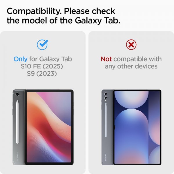 Spigen Samsung Galaxy Tab S10 FE -kotelo Ultra Hybrid Pro, musta