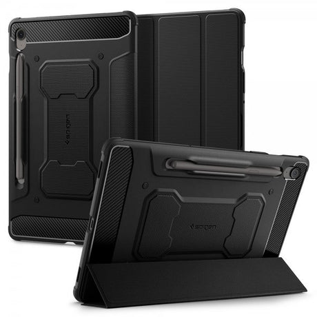 Spigen Samsung Galaxy Tab S10 FE Plus -kotelo, Rugged Armor Pro, mattamusta