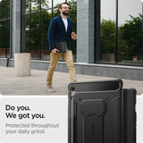 Spigen Samsung Galaxy Tab S10 FE Plus -kotelo, Rugged Armor Pro, mattamusta
