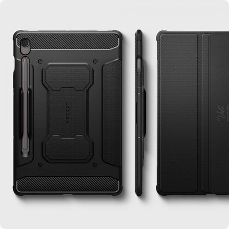 Spigen Samsung Galaxy Tab S10 FE Plus -kotelo, Rugged Armor Pro, mattamusta