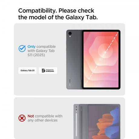 Spigen Samsung Galaxy Tab S11 Ultra Hybrid Pro -kotelo, musta