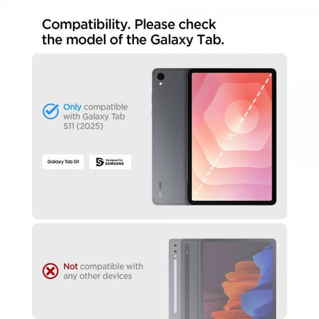 Spigen Samsung Galaxy Tab S11 Suojakuori Tough Armor Pro Musta