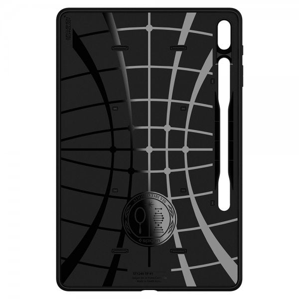 Spigen Samsung Galaxy Tab S7 Plus/Tab S8 Plus -suojakotelo Tough Armor Pro, musta