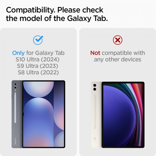 Spigen Samsung Galaxy Tab S8 Ultra/S9 Ultra/S10 Ultra Kotelo Ultra Hybrid Pro Musta
