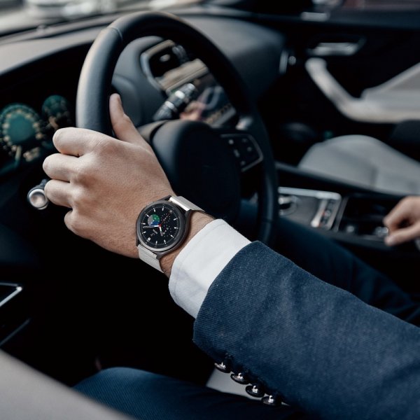 Dux Ducis Samsung Galaxy Watch 20mm Milanese-ranneke, hopea
