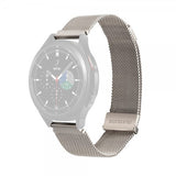 Dux Ducis Samsung Galaxy Watch 20mm Milanese-ranneke Starlight Silver