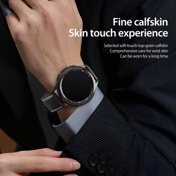 Dux Ducis Samsung Galaxy Watch 20mm Ranneke YA Series Musta