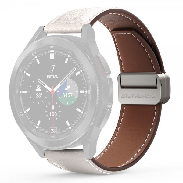 Dux Ducis Samsung Galaxy Watch 20mm Ranneke YA Series Valkoinen