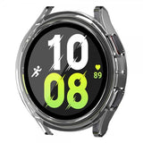Enkay Samsung Galaxy Watch 4/5 44mm Kuori integroidulla näytönsuojalla, läpinäkyvä