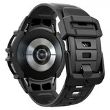 Spigen Samsung Galaxy Watch 6 44mm Kuori ja ranneke Rugged Armor Pro Musta