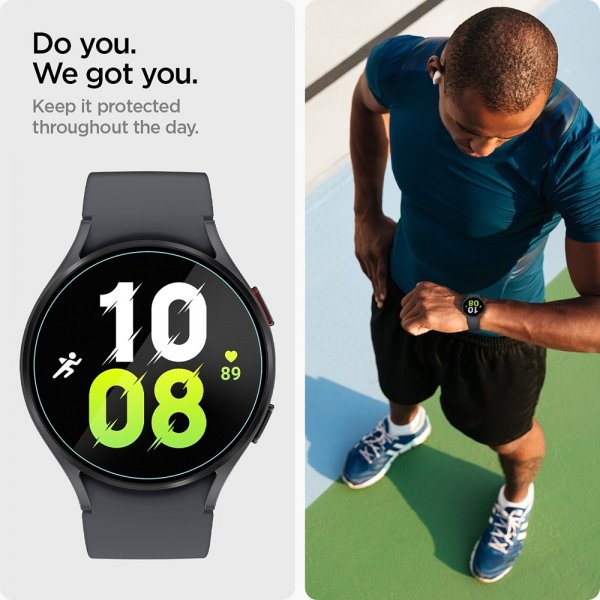 Spigen Samsung Galaxy Watch 6 44mm Näytönsuoja GLAS.tR EZ Fit 2 kpl