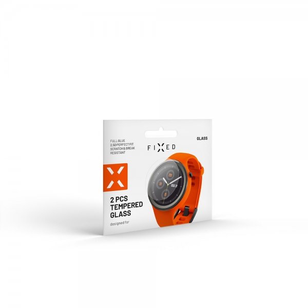 Kiinteä Samsung Galaxy Watch 6 Classic 43mm Näytönsuoja Karkaistu Lasi 2-pakkaus