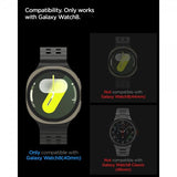 Spigen Samsung Galaxy Watch 8 44mm näytönsuoja GLAS.tR EZ Fit 2-pakkaus