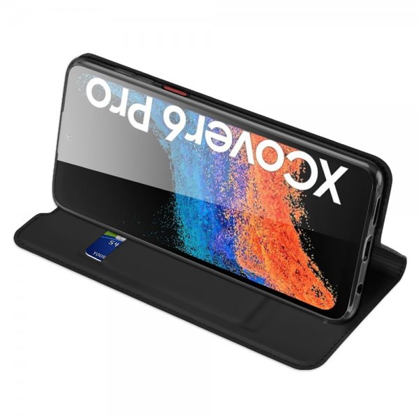 Dux Ducis Samsung Galaxy Xcover 6 Pro Kotelo Skin Pro Series Musta