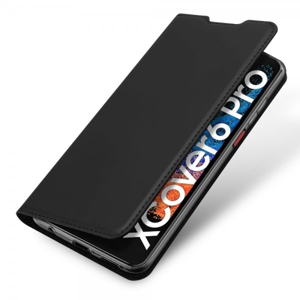 Dux Ducis Samsung Galaxy Xcover 6 Pro Kotelo Skin Pro Series Musta