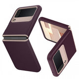 Caseology Samsung Galaxy Z Flip 4 -suojakuori Nano Pop Burgundy Bean