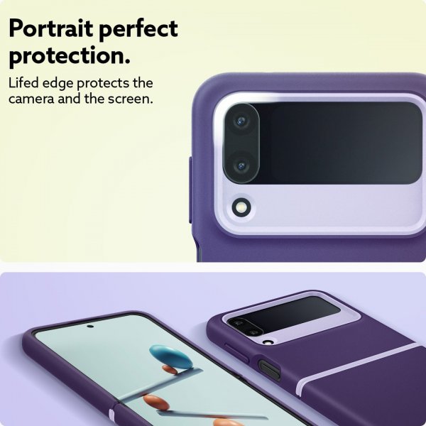 Caseology Samsung Galaxy Z Flip 4 -kuori Nano Pop Light Violet
