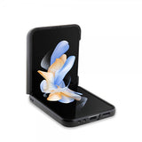 Karl Lagerfeld Samsung Galaxy Z Flip 5 Suojakuori NFT Karl & Choupette Pin Saffiano Musta